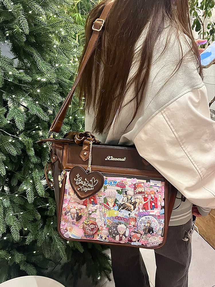 Kawaii Ribbon Itabag Large Capacity Crossbody Bag Multicolor 41746:733862