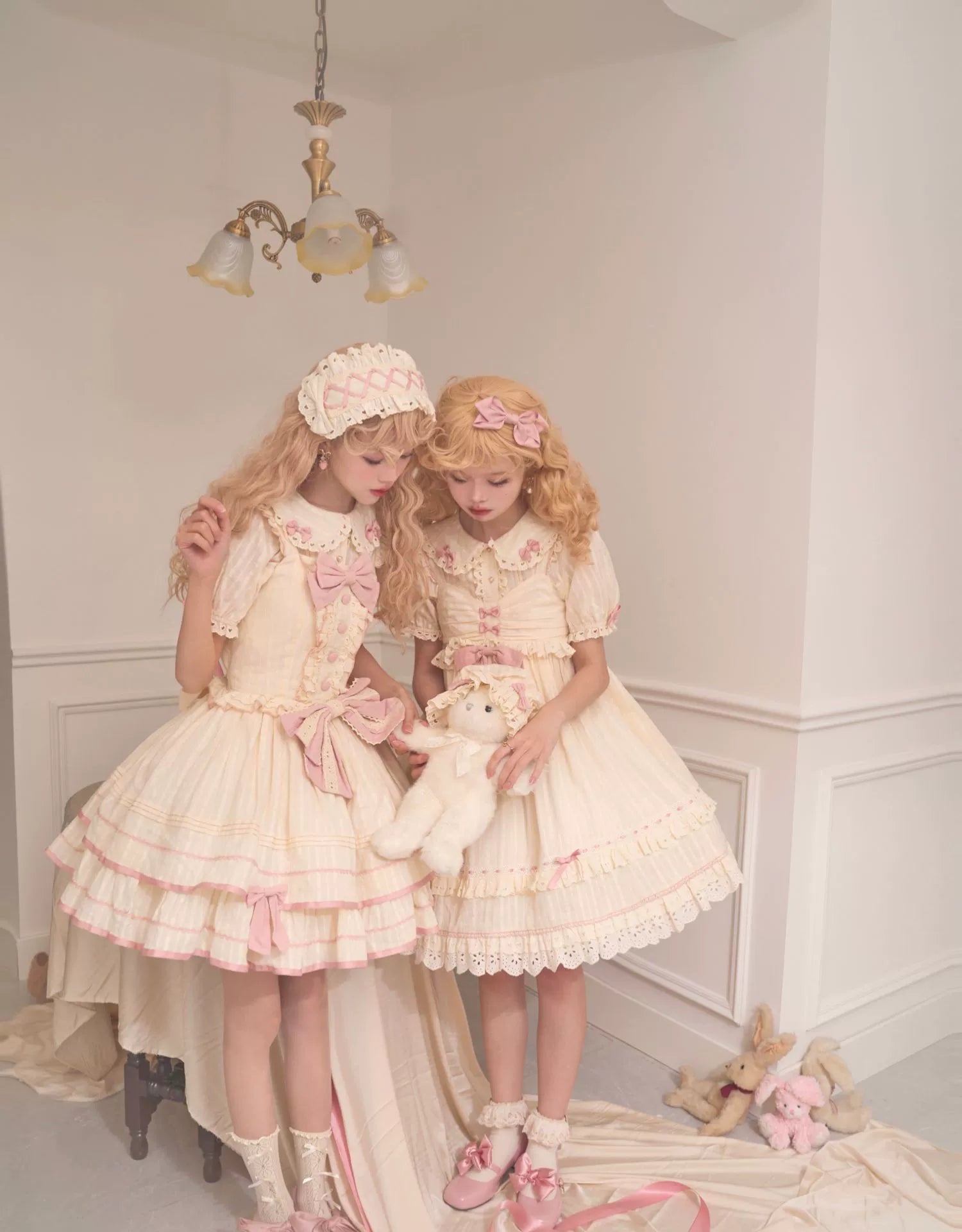 Sweet Lolita Dress Doll Lolita Dress Peter Pan Collar Cotton Dress 37290:555928