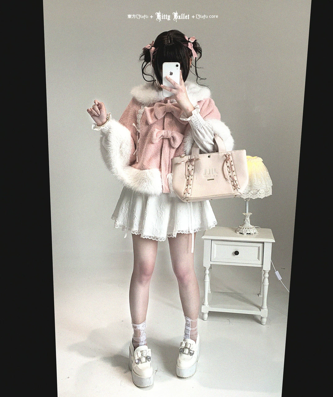 Sweet Bunny Ear Winter Cape, Polar Fleece Lining 44474:809729