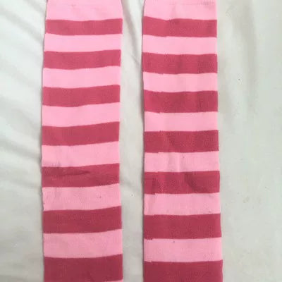 Punk Knee-High Striped Socks, Multiple Colors 45199:839678
