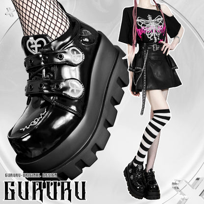 Jirai Kei Punk Fashion Cross Platform Shoes 4Colors 28958:344070