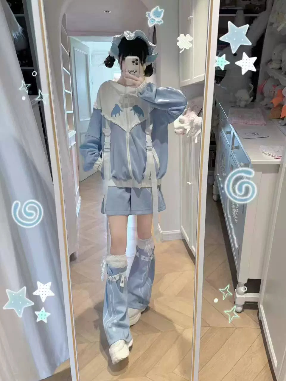 Tenshi Kaiwai Jacket and Shorts, Detachable Sleeves 44011:796993