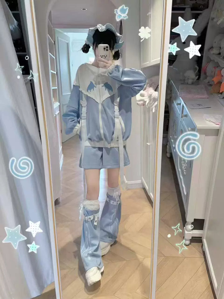 Tenshi Kaiwai Jacket and Shorts, Detachable Sleeves 44011:796993