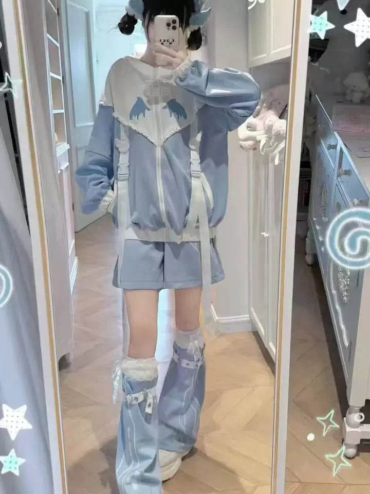 Tenshi Kaiwai Jacket and Shorts, Detachable Sleeves 44011:796995