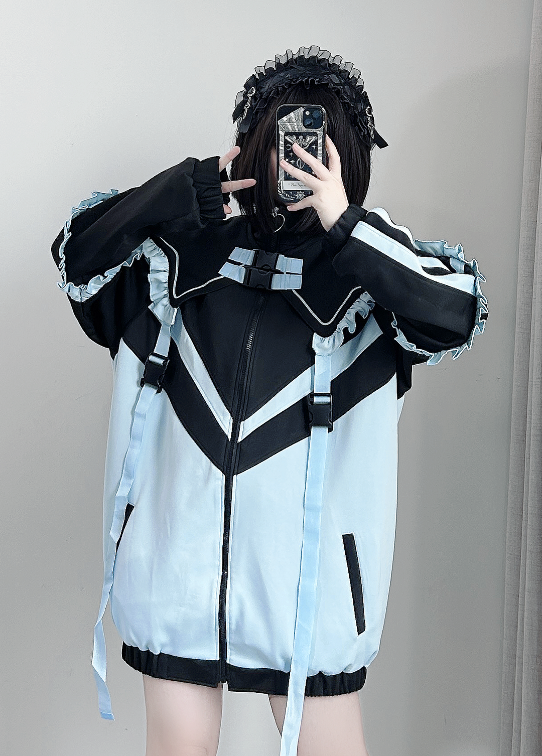 Tenshi Kaiwai Color Block Jacket & Leg Warmers 45463:856074