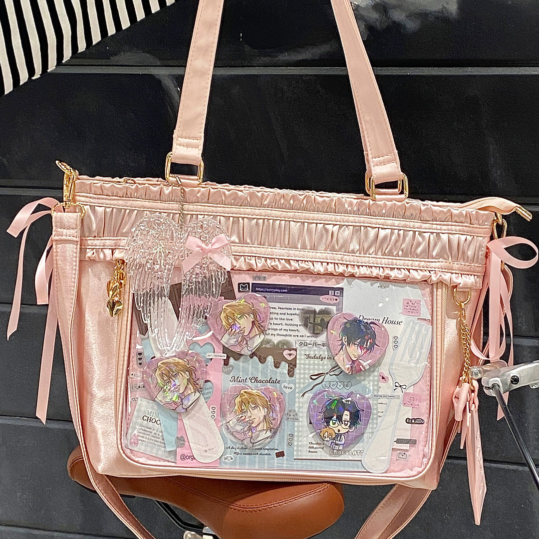 Lolita Itabag Ribbon Itabag Large Capacity Handbag Crossbody Bag 41754:712866