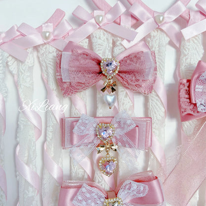 Lolita Fashion Hair Clip Handmade Headdress With Rhinestone 37266:555268