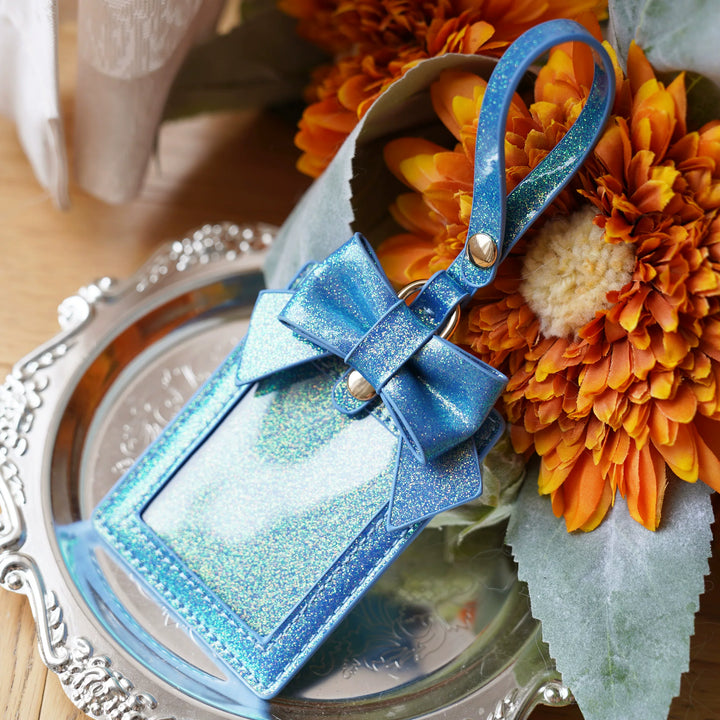 Multicolor Kawaii PU Card Case, Bow Accent 45592:853866