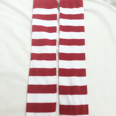 Punk Socks Striped Knee-High Length Socks Multicolor 36518:530324