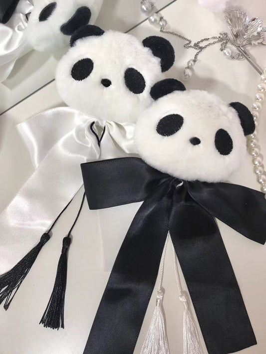 Jirai Kei Chinese-Style Panda Fake Bun Hair Pin 21660:311302