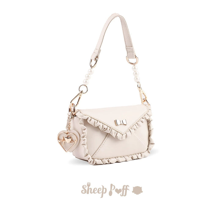 Jirai Kei Lolita Bag Sweet Girly Bow Multicolored Solid Bag 22032:362480 22032:362480