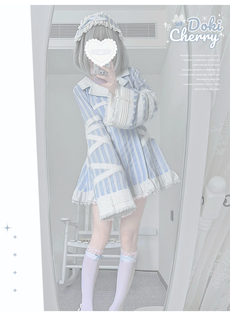 Tenshi Kaiwai Dress + Pocketed Cotton Shorts 43589:780575