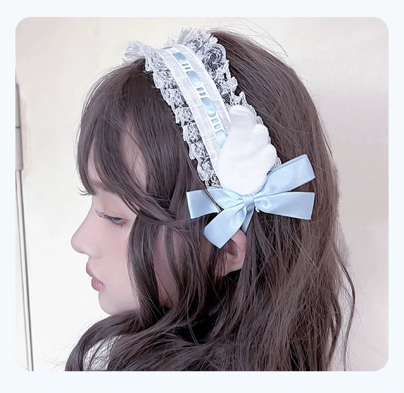 Jirai Kei Plush Angel Wings Headband Multicolors 21658:313210 21658:313210