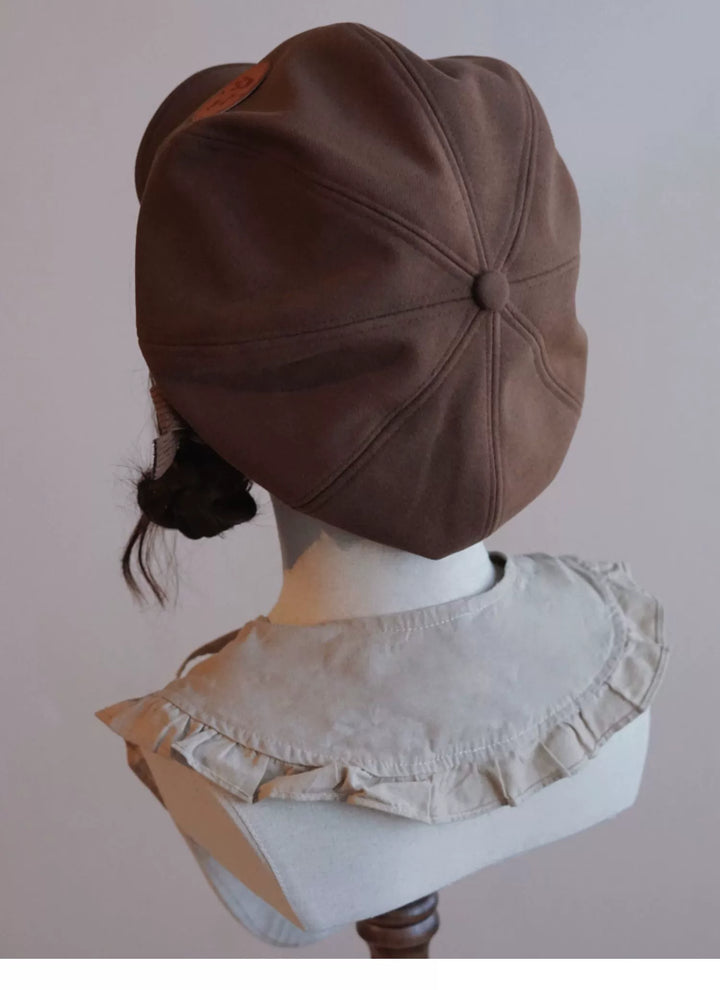 Handmade Beret Autumn-Winter Cloud Beret Duckbill Cap Multicolor 28948:332650 28948:332650