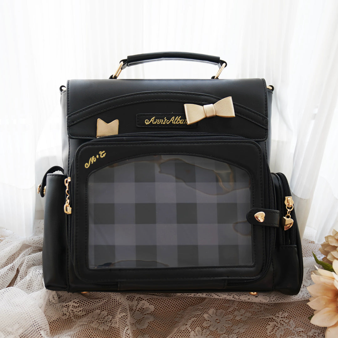 Kawaii Ita Bag with Crossbody Strap, Clear Window 45414:846771