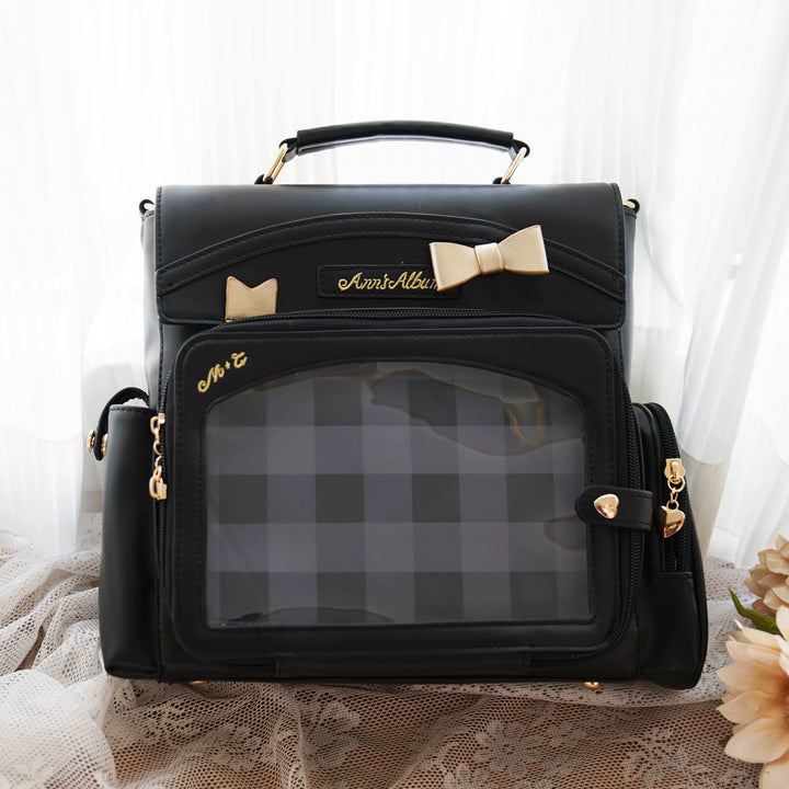 Kawaii Ita Bag with Crossbody Strap, Clear Window 45414:846771