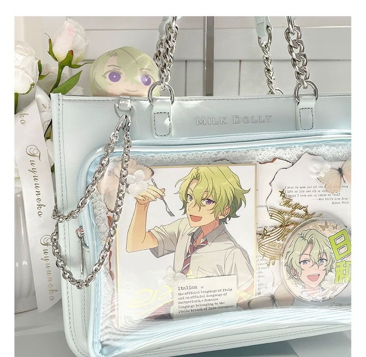 Large Capacity Ita Bag, Checkered Background 43233:779417