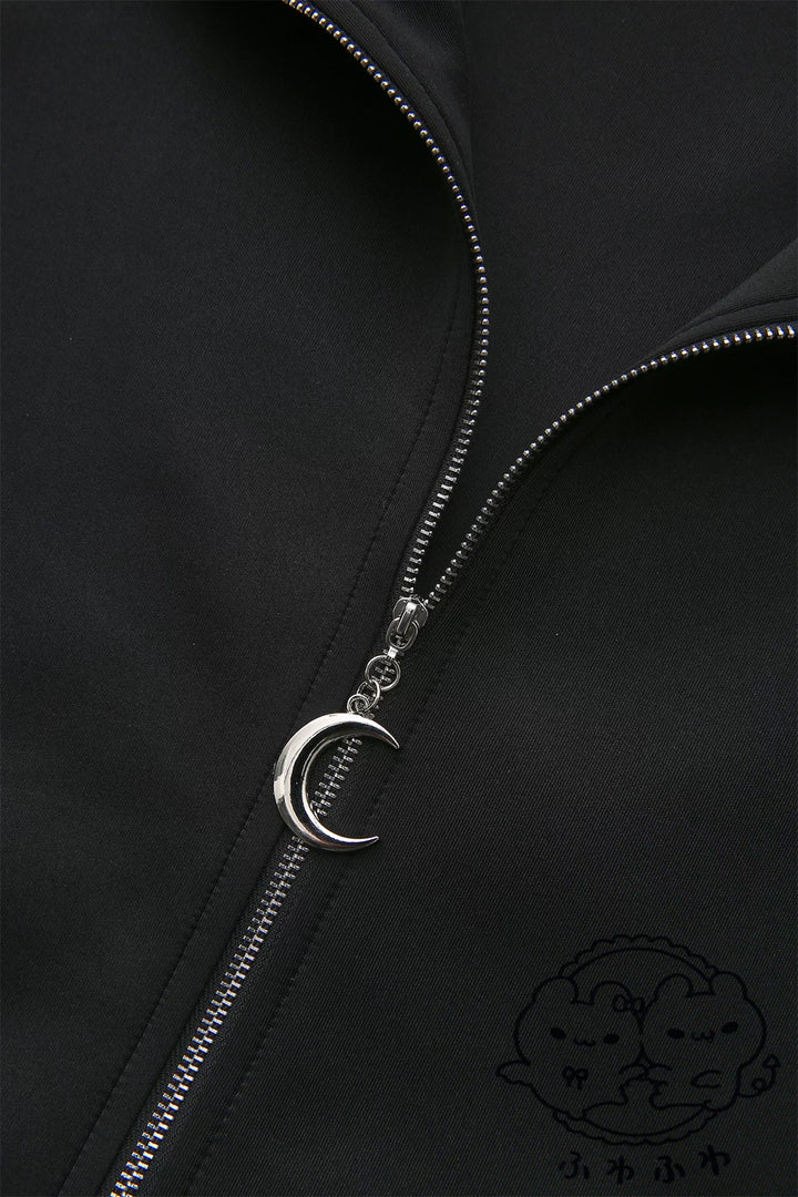 Black Jersey Jacket, Pink Stripes 44852:825890