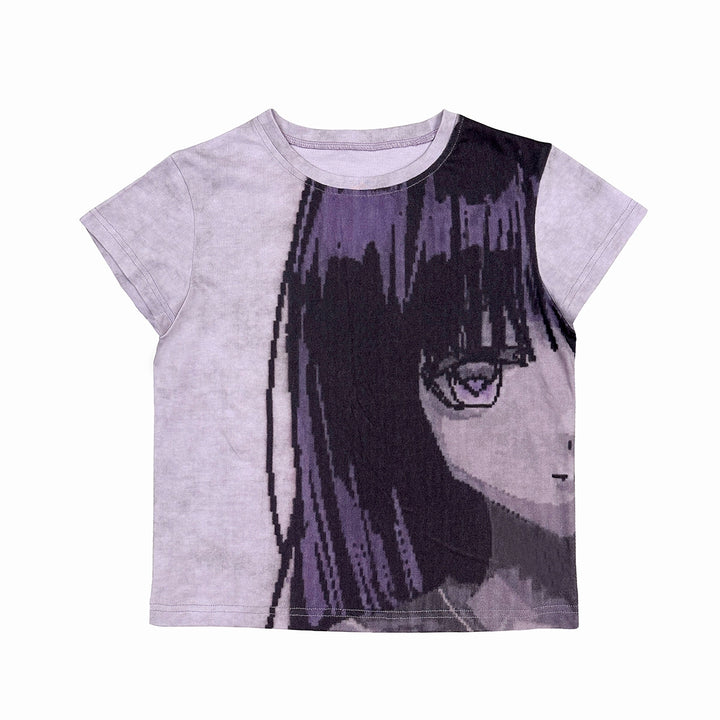 Spice Girls T-shirt Y2K Short Top Slim Fit T-shirt (L M S / Purple) 37718:584444