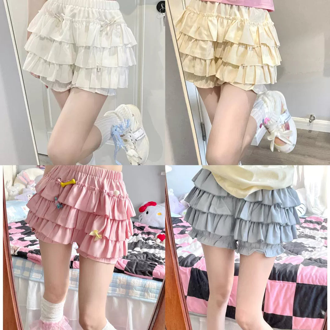 Kawaii Pantskirt Pumpkin Shorts Puff Skirt 37734:585126