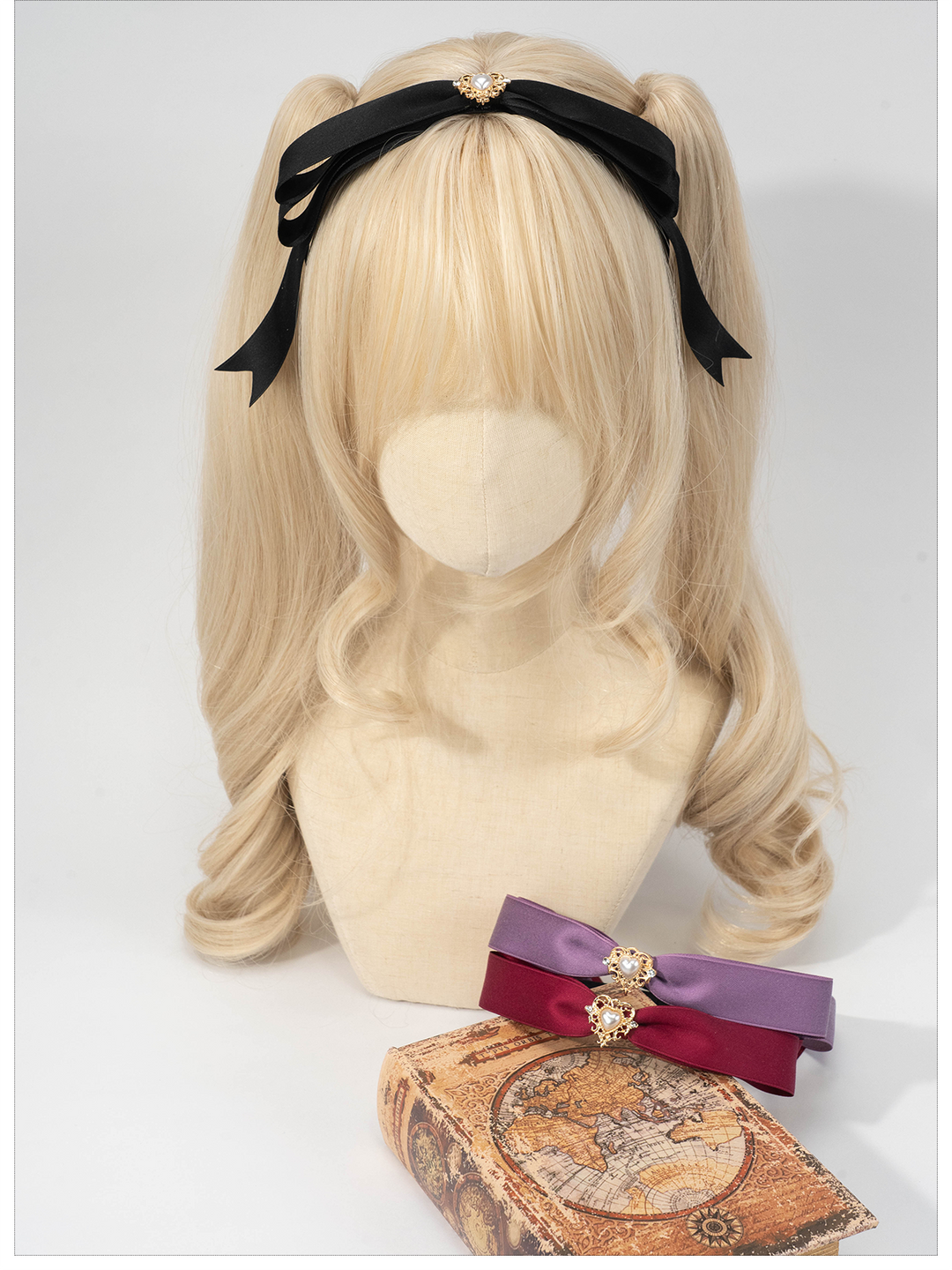 Lolita Headdress Jirai Kei Hairband Bow Headband Multi-color 35292:487818 35292:487818