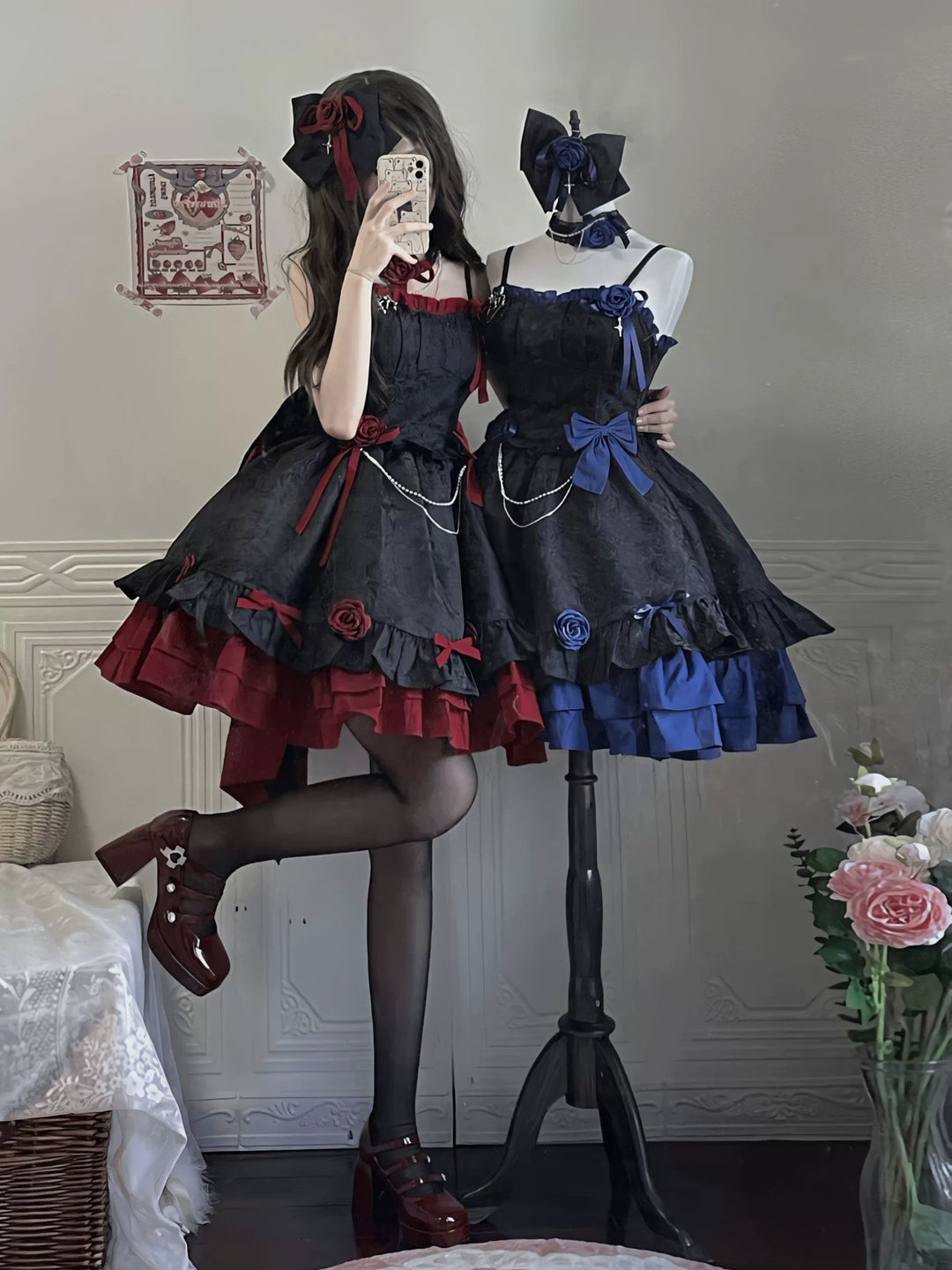 Gothic Lolita Dress Suspender Princess Puffy Dress 35546:496946