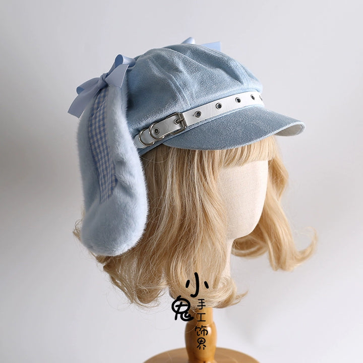 Tenshi Kaiwai Beret Hat, Bunny Ear Accents 43827:787201