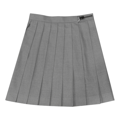 Plus Size Kawaii Hoodie Stripped Shirt Gray Pleated Skirt (2XL 3XL 4XL 5XL 6XL 7XL XL) 29774:360118