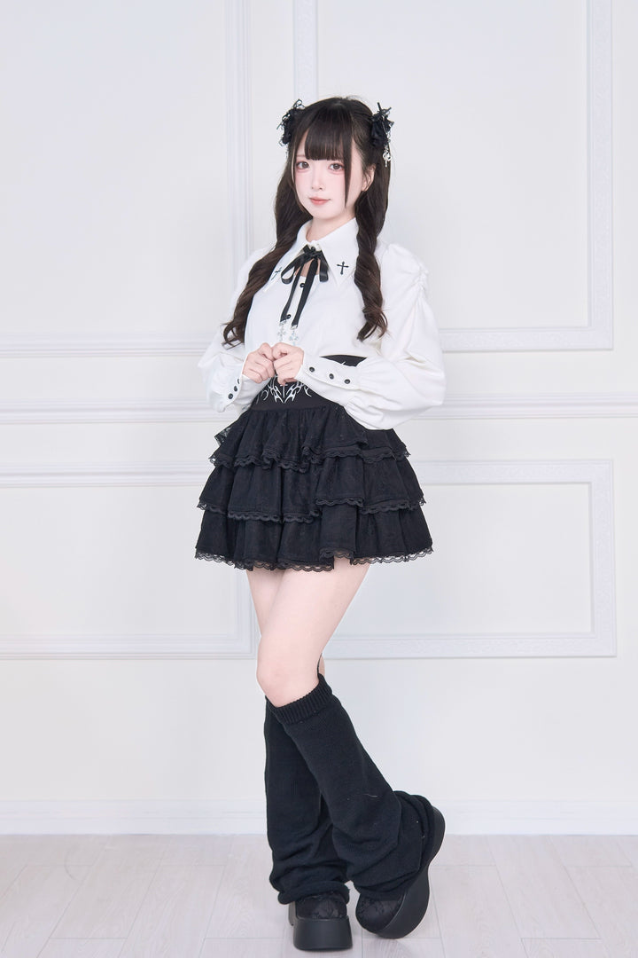 Jirai Kei Skirt Outfit, Cross Embriodery 43942:790062
