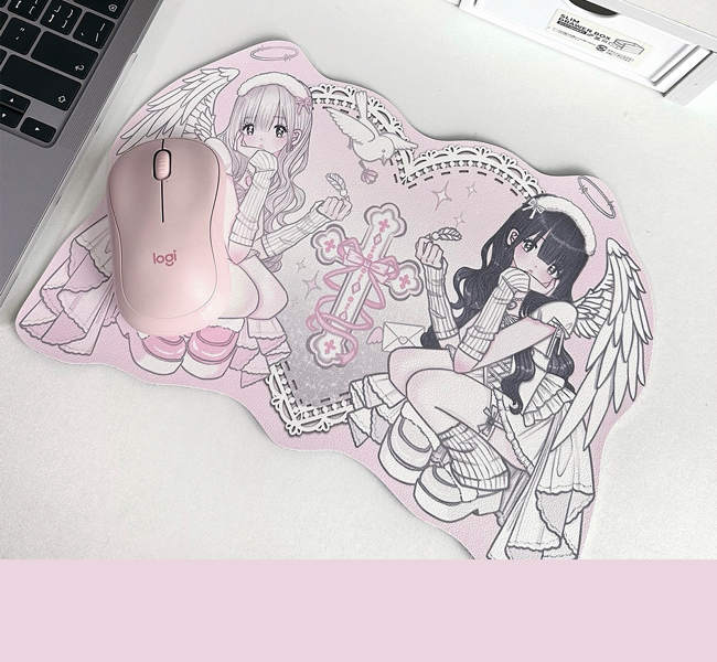 Jirai Kei Mouse Pad Non-slip PU Rubber Mouse Mat 41784:713556