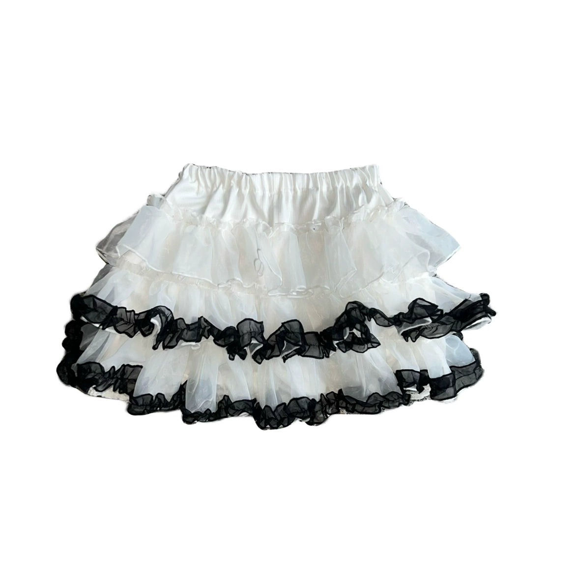 Subculture Skirt Black White Bloomers (White) 36592:561192