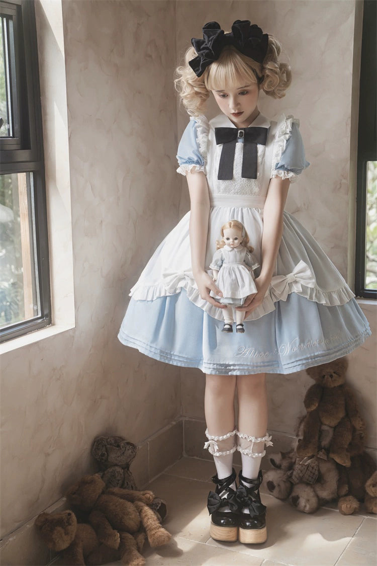Classic Lolita Dress Short Sleeve Maid-style OP 36474:562546