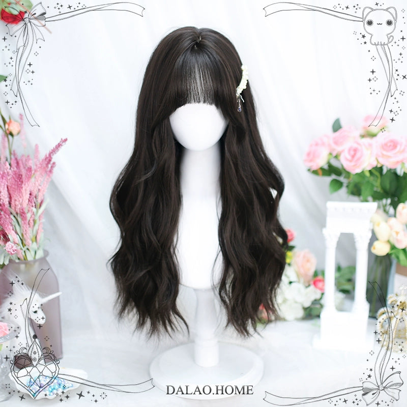 Lolita Wig Natural Long Curly Hair Gentle Straight Hair 35932:507362 35932:507362