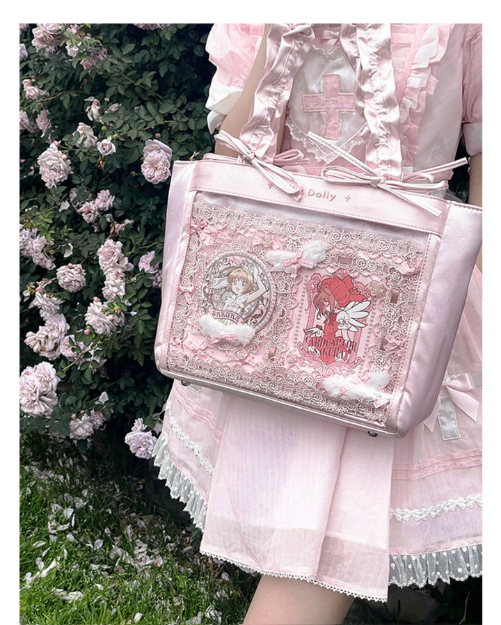 Imitation Silk Tote Itabag, Multiple Color 45430:851549