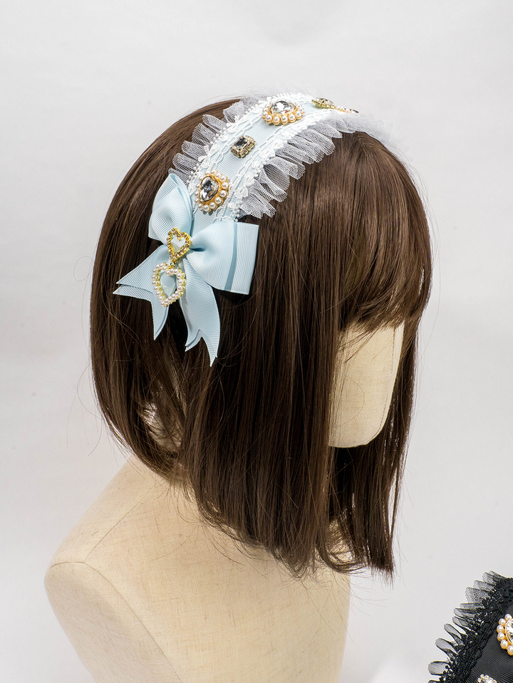 Kaiwaii Sweet Heart Bow Hairband Multicolor 21578:311628