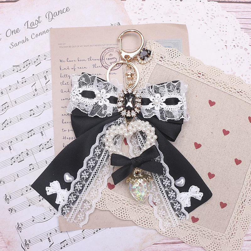 Jirai Kei Key Chain & Bag Charm, Rhinestone Decoration 45074:837213