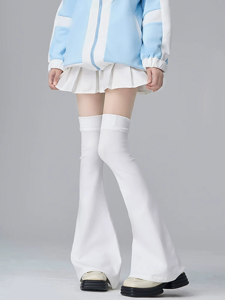 Y2K Over-Knee Leg Warmers, Tulle Chain Design 45201:840495
