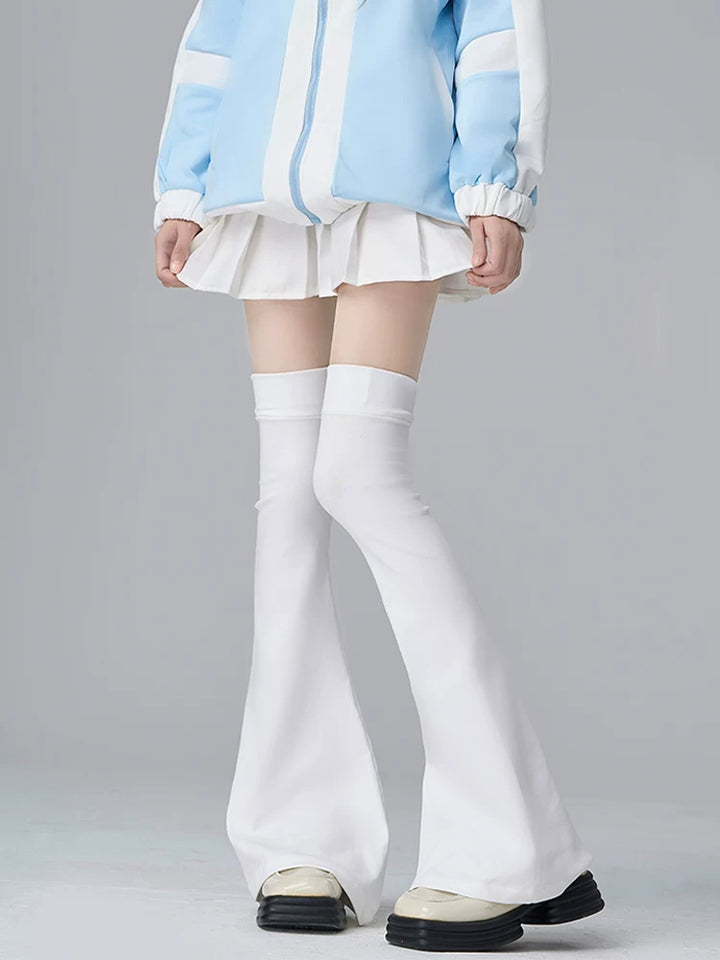 Y2K Over-Knee Leg Warmers, Tulle Chain Design 45201:840495