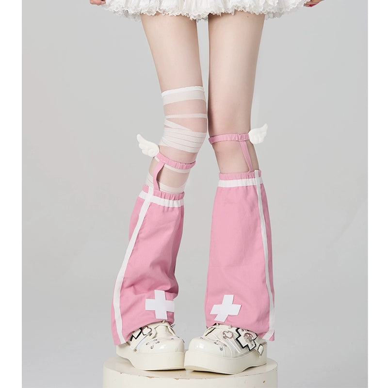 Tenshi Kaiwai Leg Warmers Leg Sleeves Knee Socks 38252:582384