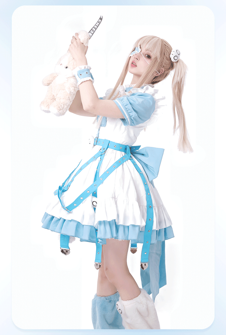 Tenshi Kaiwai Dress Medical Subculture Lolita OP Full set 38330:609414