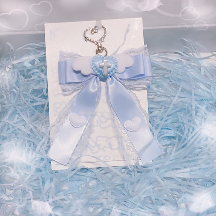 Jirai Kei Angelic Medical Wings Blue Handmade Accessories 29328:352658 29328:352658