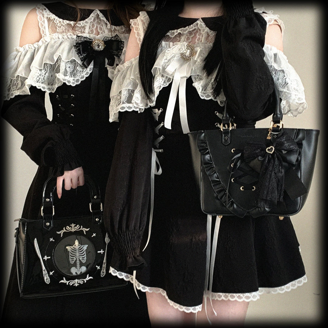 Elegant Long Open-Shoulder Dress, Subtle Floral Pattern 44473:809664