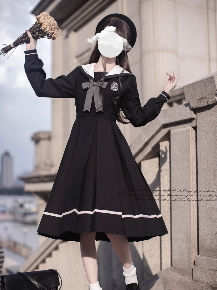 Calf Length JK Uniform Dress, Box Pleats 43759:784756