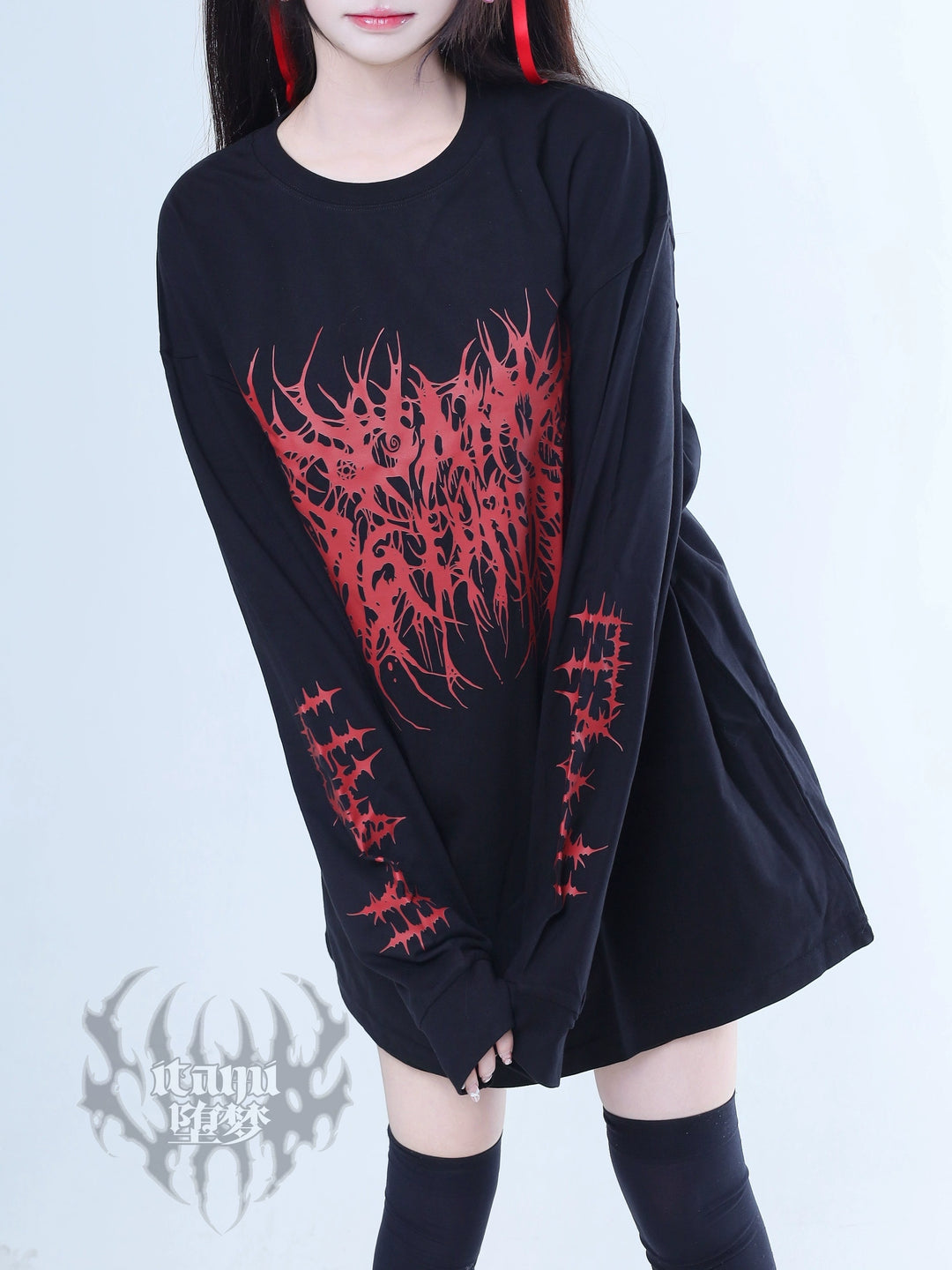 Printed Subculture Long-Sleeved Tee 44293:804731