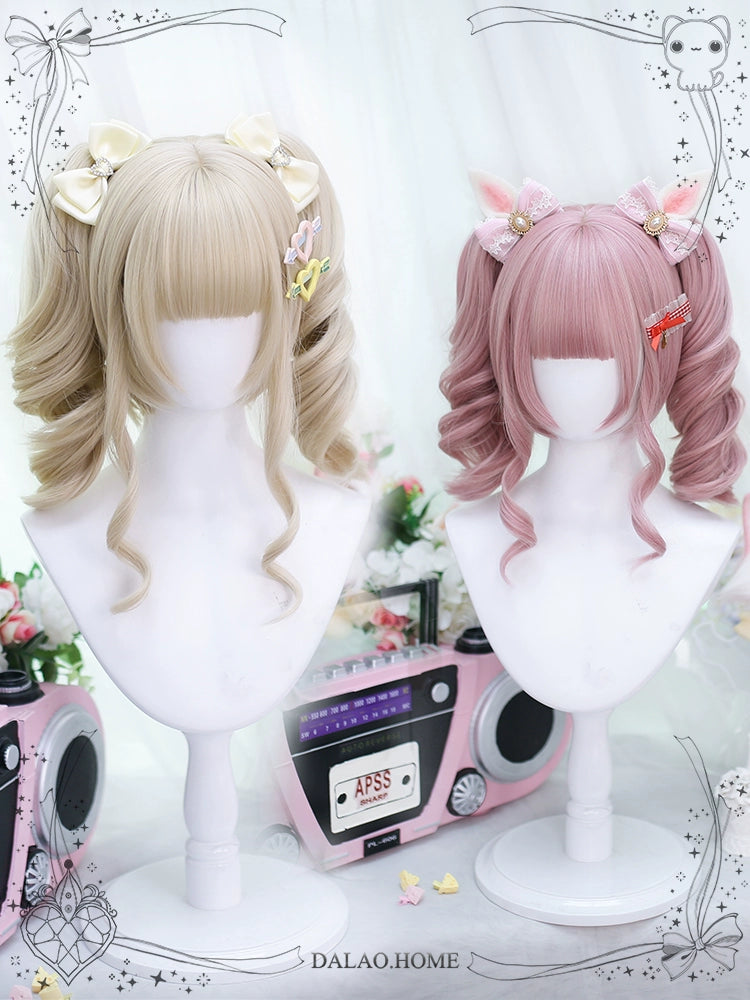 Jirai Kei Wig Lolita Wig Double Ponytails Multicolor 35610:496080 35610:496080