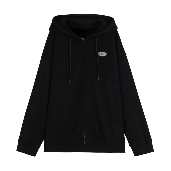 Retro Mori Kei Black Khaki Winter Hoodie Ovesized Fleece Coat (L M S / Black) 22702:328198 (L M S / Black) 22702:328198