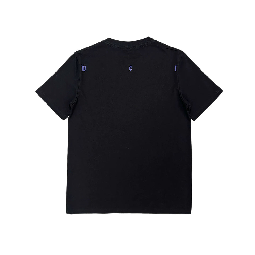 Cotton Subculture Cross Printed T-Shirt, Regular Shoulder 45696:859092