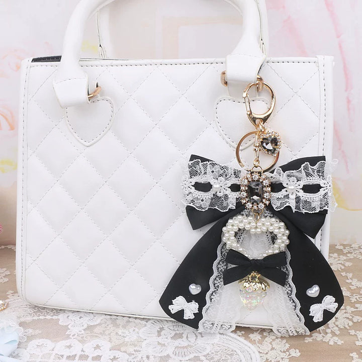 Jirai Kei Key Chain & Bag Charm, Rhinestone Decoration 45074:837232