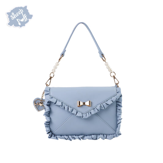Jirai Kei Lolita Bag Sweet Girly Bow Multicolored Solid Bag 22032:362476