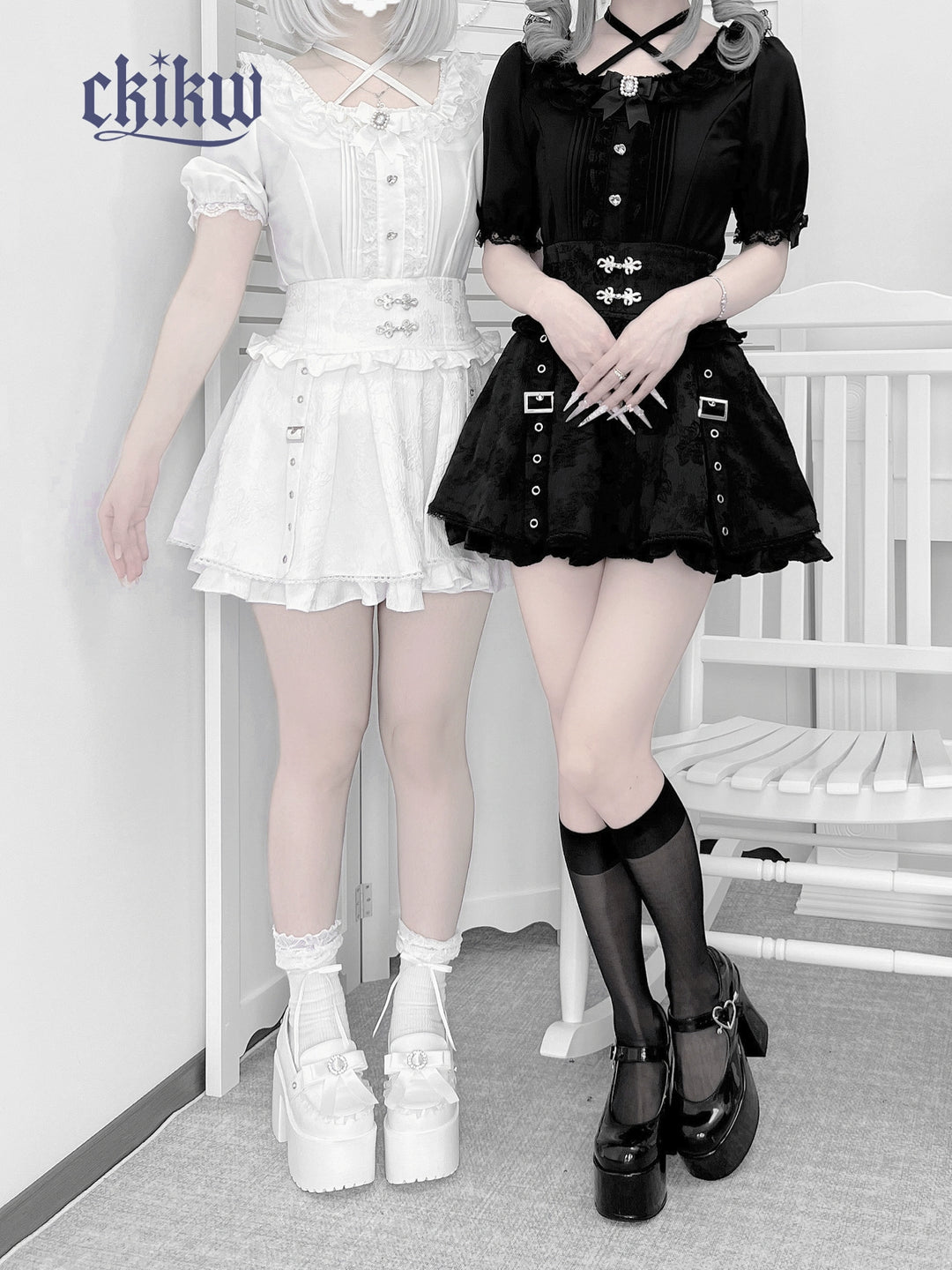 Chinese-style Subculture Dark Patterned Skirt 43609:780888